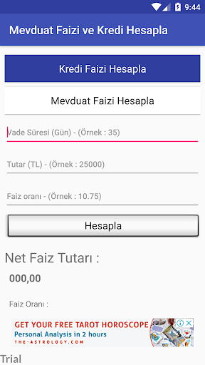 Mevduat-Kredi Hesapla