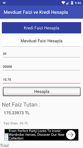 Mevduat-Kredi Hesapla